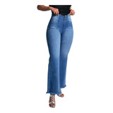 Jeans De Mujer Oxford Levanta Cola Super Elastizado Cargo