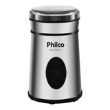 Moedor De Café Elétrico Philco Grano Aroma Em Inox 220v