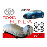 Funda Cubierta Lona Afelpada Cubre Toyota Yaris R 2016-18 