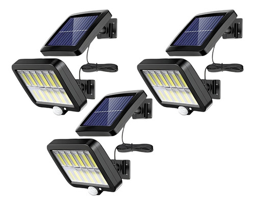 X3 Focos Solares Led Foco Solar Exterior Reflectores Led 