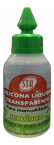 Adhesivo Silicona Liquida Sta 30g Pegamento Manualidades