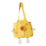 Bolso Suave Para Transportar Gatos, Bolso De Amarillo L