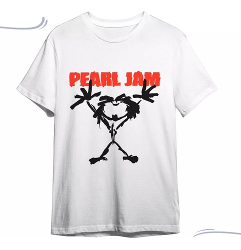 Camiseta Basica Pearl Jam Banda De Rock Musica  