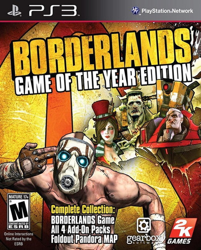 Borderlands Goty Edition Ps3 Playstation Nuevo Sellado Juego