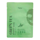 Coony Máscara Premium Esencia Té Verde Antioxidante 