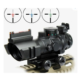 Acog Mira Holográfica Red Dot 4x32 + Elevador De Trilho