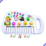 Teclado Infantil Musical Educativo Som De Animais Fazenda