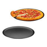 Forma Para Pizza Assadeira Carbono Antiaderente 35cm