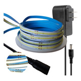 Tira De Luz Led Flexible Cob 5m 12v Interior + Eliminador 