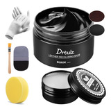 Drtulz Acondicionador De Balsamo Recolorante De Cuero Negro,