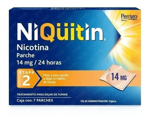 Parches Niquitin Etapa 2 Para Dejar De Fumar 14 Mg