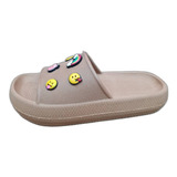 Ojotas Chanclas Suecos Kids Niña De Goma Impermeable Marron