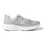 Zapatillas Kappa Logo Amalfi Gris Lila Mujer