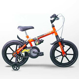 Bicicleta Aro 16 Infantil Track Bikes Dino Neon On Laranja Tamanho Do Quadro 10