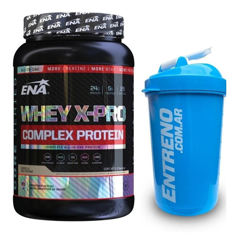 Ena Whey X Pro 2lb Proteina Con Creatina Con Shaker