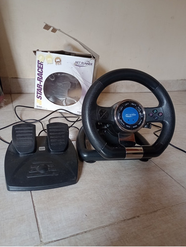 Volante + Pedalera Net Runner Ps2 / Ps3 / Pc