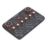 Tarjeta De Sonido Mixer Live, Cambiador De Voz, Caja De Reso