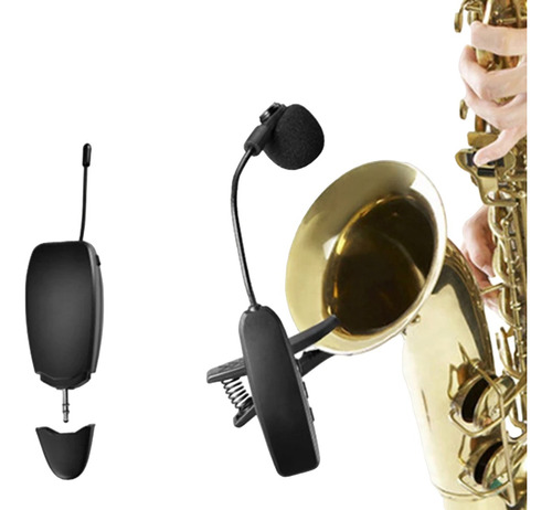 Uhf Brass Micrófono Profesional Inalámbrico Para Saxofon