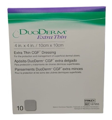 Duoderm Extra Thin 10 X 10 Cm X Unidad