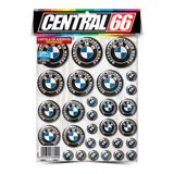 Cartela Resi Adesivo Bmw Logos M1 Carro Celular Tablet