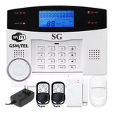 Alarma Wifi Gsm Telefono Alerta App Control Celular Inalambrica Seguridad Casa Negocio Sistema Vecinal Kit Sensores