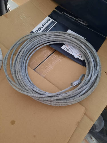 Cuerda Cable Winch Acero 15 Mts 4,500 Lbs Usada Motomaniaco 