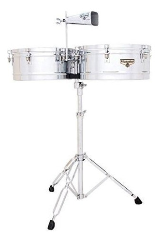 Matador Timbales De 14 Y 15 Cromo