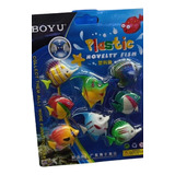 Adorno Boyu Peces Flotantes Movimiento Blister 8u Acuario