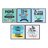 Kit Dia Del Padre Tags + Stickers Impresos 3 En 1 - Marvez