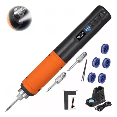 Inalambrico Hierro Soldadura, Con Temp Visualización Digital Y Led Lamp | Envío gratis
