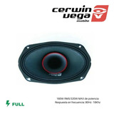 Medios Rangos Cerwin Vega Ph694 6x9 320w Max 160wrms