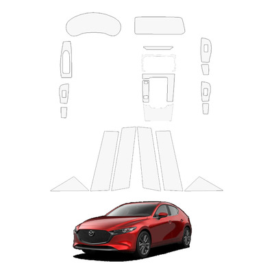 Kit Interior Ppf + Postes Puerta Mazda 3 Hatchback 2025 2026 Automatico