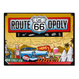#924 - Cuadro Vintage - Route 66 Ruta Auto Garage No Chapa
