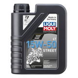 Aceite Moto 4t 15w50 Liqui Moly Street Sintetic 1lt 6c Avant