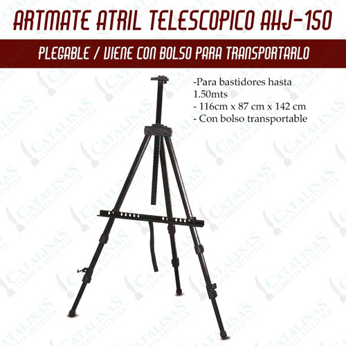 Atril De Aluminio Plegable Artmate ( Ahj-150 ) Microcentro