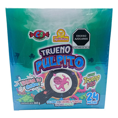 TRUENO PULPITO 24 PZS CARAMELO TRONADOR LAS DELICIAS | MercadoLibre