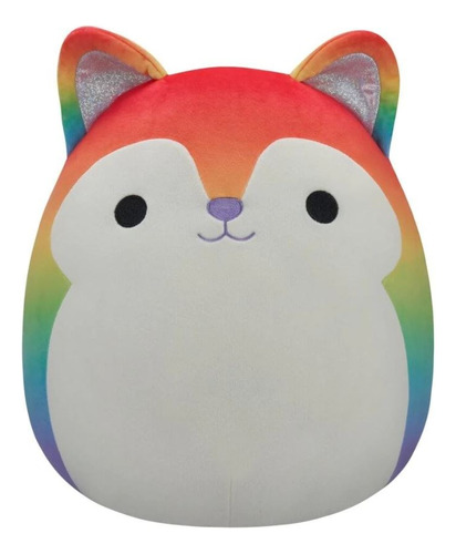 Peluche Squishmallows Heath Husky Arcoiris 30cm Original