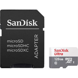 Memoria Micro Sd Sandisk 128gb Clase 10 Ultra Xc 100mb/s