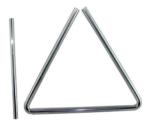 Triangulo Mxp De 20cm Modelo Ta8 Plateado Percusión