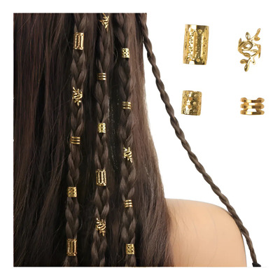 80 Anillos Adorno Trenzas Extensiones Cabello Rastras Cuenta | MercadoLibre