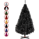 Arbol Pino Colores Navidad Artificial Naviplastic 220cm Color Negro