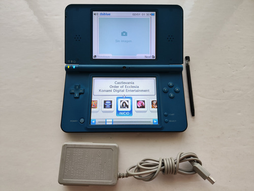 Nintendo Dsi Xl Azul Programada Con Juegos + Memoria +cargad