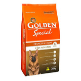 Alimento Golden Premium Especial Special Para Cão Adulto Sabor Frango E Carne Em Sacola De 20kg