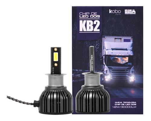 Kit Cree Led Kb2 Chip Led Dob 42w 12/24v Cooler Gtx Premium