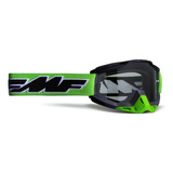 Goggles Para Motociclista Powerbomb Rocket Lime Clear Lens Lente Claro Armazón Negro/lima Talla Unitalla