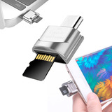 Adaptador Otg Leitor De Cartão Micro Sd P/ Usb-c Smartphone