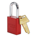 Master Lock A1106red Rojo Candado De Seguridad De Aluminio C