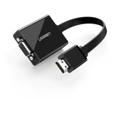 Adaptador De Video Ugreen Hdmi A Vga Fhd 1080p Con Audio Aux