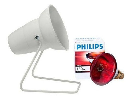 Kit Fisioterapia Suporte Infra + Lamp. Philips 150w 127v