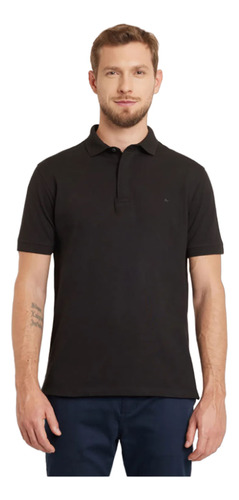 Polo Aramis Piquet Color Fix Preto 